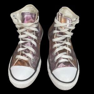 CONVERSE CHUCK TAYLOR GIRL ALL-STAR METALLIC HIGH TOP
